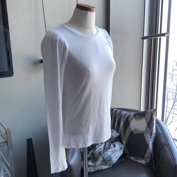 New GOLDIE Puff Long Sleeve Tee in White Size XS - Picture 2 of 5
